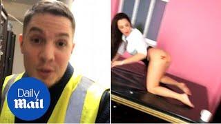 Prankster tricks security and appears live on Babestation - Daily Mail