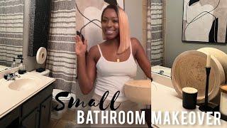 BATHROOM TOUR 2022 + DIY SMALL BATHROOM MAKEOVER ON A BUDGET | MODERN HOME DECORATING | HOME UPDATES