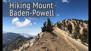 Hiking Mt. Baden-Powell in the San Gabriel Mountains