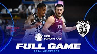 JDA Bourgogne Dijon v PAOK mateco | Full Basketball Game | FIBA Europe Cup 2024-25