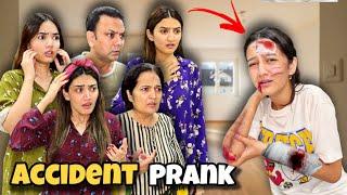 Accident Prank With My Family | Sab boht Dr gye | Sistrology