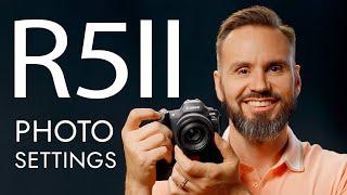 Part I: Canon EOS R5 Mark II Settings for Studio & Portrait Photography - Professional Guide