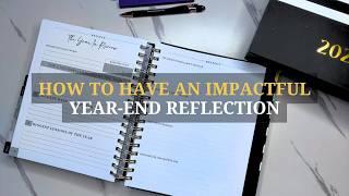  How to have the BEST Year End Reflection 