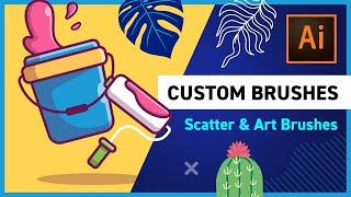 How to Create Custom Brushes in Illustrator Part 1