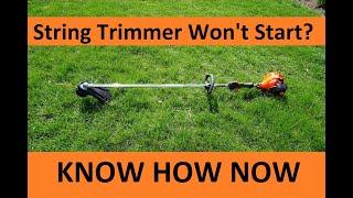 Echo SRM 225 String Trimmer Won't Start - Flooded