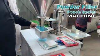 powder filling & pouch sealing machine, masala packing machine