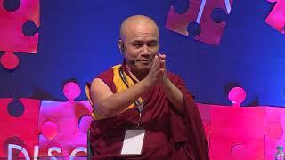 The Subtle Art Of Enjoying What You Have | Ven. Geshe La Dorji Damdul | TEDxGGDSDCollege