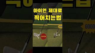 아이언 찍으려고만 하면 뒷땅 탑볼 쌩크 원인