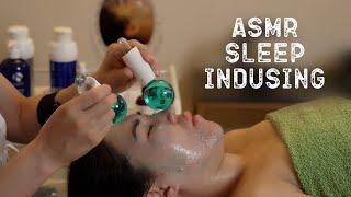 So Relaxing Fire & Ice Face Massage and Treatment | ASMR Sleep indusing