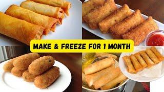 4 Iftar Special Recipes | Ramzan Special Recipes | Make and Freeze for 1 Month (HUMA IN THE KITCHEN)