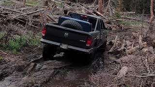 4th Gen Ram 1500 off road at Grizzly lake CO