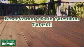 Easily Estimate Stain Needed: Ultimate Deck Stain Calculator | Fence Armor