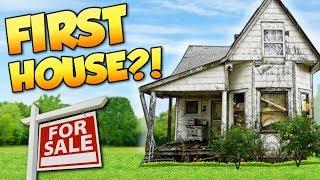 BUYING FIRST HOUSE! - House Flipper Gameplay - Buying the first FILTHY House (Beta)
