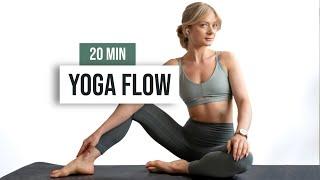 DAY 4 Back to Basics - 20 MIN YOGA FLOW Full Body - No Equipment, Beginner Friendly