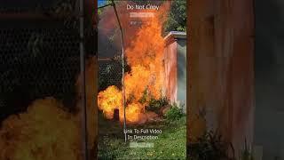 Fire Explosion - Don't Do It - #Shorts