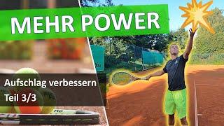 Tennis Aufschlag verbessern - Schneller aufschlagen mit DIESEN Tipps (3/3)