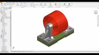 Ролик, Инженерный дизайн CAD (САПР), Билет в будущее - 2020, Autodesk Inventor, Roller