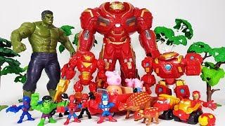 Hulk vs Hulkbuster, Marvel Villains are Coming, Go~! Avengers Spider man, Iron man, Captain America