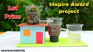 Inspire Award Science Projects 2024 | Rain Water Harvesting Project | Water Saving Project