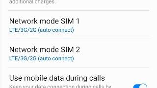 how to change network mode in samsung