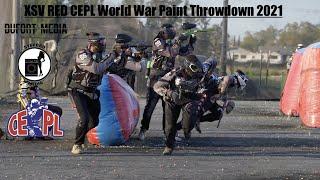 XSV Red D5 Xball / CEPL World War Paint Throwdown 2021 / Paintball tournament Raw Footage