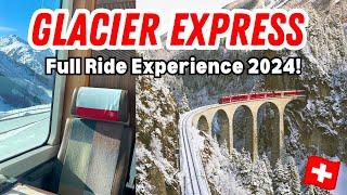 GLACIER EXPRESS 2024: Zermatt to St. Moritz on Switzerland's most EPIC Panoramic Train