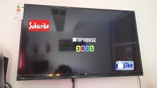 Smart Tv Top House 4k, 50 pulgadas, aplicaciones y menú.