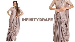 Infinity Drape | Different Styles of Saree Draping | How to Drape a Saree Perfectly | Tia Bhuva