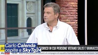 Carlo Calenda ospite a SkyTg24