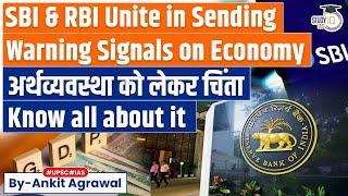 India's largest lender and RBI unite in sending warning signals on Economy | Ankit Agrawal