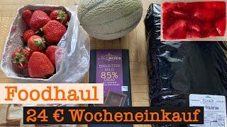 kleiner Wocheneinkauf mit Teevorrat 24 € | Food Haul mit Food Diary aus Vorräten | sparsam leben