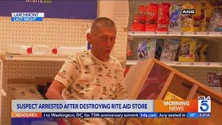 Man arrested after destroying Los Angeles Rite Aid store 