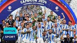 TROPHY LIFT: Argentina win Copa America 2024 for record 16th time! 