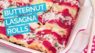 Butternut Squash Lasagna Rolls (Vegan)