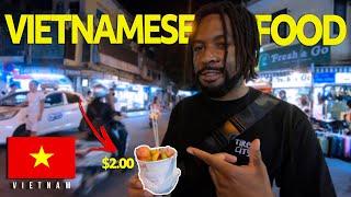 $5 STREET FOOD Challenge in Hanoi,Vietnam  (Hang Buom)