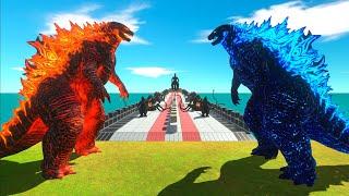 ICE GODZILLA vs FIRE GODZILLA Who is Strongest? Who can defeat Godzilla Bloodbath? Power Levels