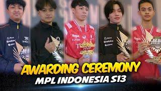 [CUT] MPL ID S13 AWARDING CEREMONY - DREAM TEAM, REGULAR SEASON MPV, ROOKIE of the SEASON. . . 