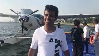 Rashid Belhasa on board our Seaplane