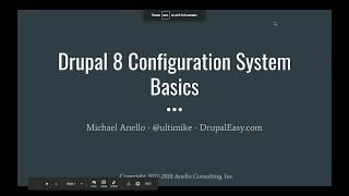 Drupal 8 Configuration System Basics