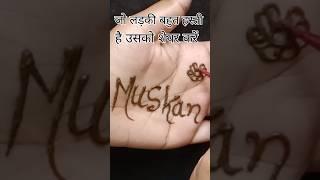 easy mehndi design #muskan #mehndideisgn #shortsviral