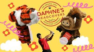 데프니 골프채 헤드커버 | 타이거우즈 골프채커버 따라하기 Daphne's Headcovers Tiger & Boar ️