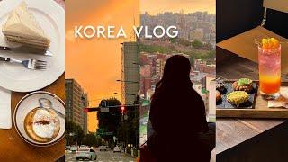 KOREA VLOG  solo in seoul, cafe hopping alone, sunsets & good vibes