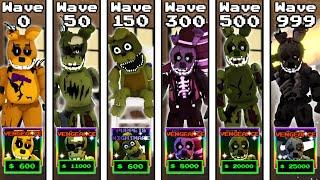 I Built The ULTIMATE SPRINGTRAP TEAM.. (Five Nights TD)