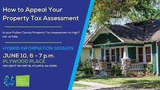 How to Appeal Your Property Tax Assessment Information Session 2024