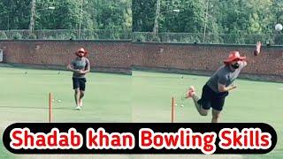 Shadab khan Bowling at net's 2022 | Shadab khan Bowling skills | Shadab khan Leg spin bowling |