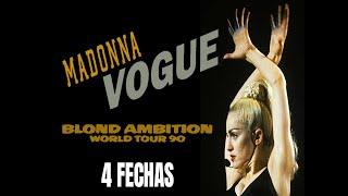 Madonna - Vogue Blond  Ambition Tour  1990 4 fechas