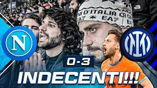  INDECENTI!!! NAPOLI 0-3 INTER | LIVE REACTION NAPOLETANI AL MARADONA HD