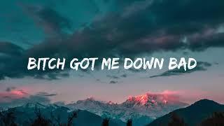 Atlus x Bitch got me down bad ( Music Video Lyrics )