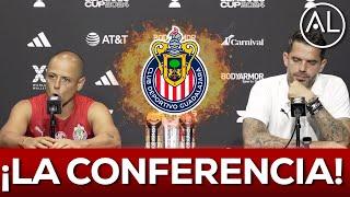 ¡FERNANDO GAGO y CHICHARITO CONFERENCIA de PRENSA CHIVAS PREVIO al JUEGO VS GALAXY en LEAGUES CUP