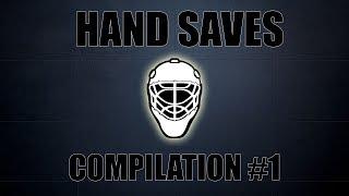 Floorball Goalie Hand saves